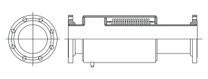 flanged externally pressurized expansion joint