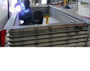 rectangular bellows expansion joint begin welded