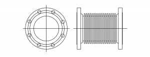 flanges bellows expansion joint