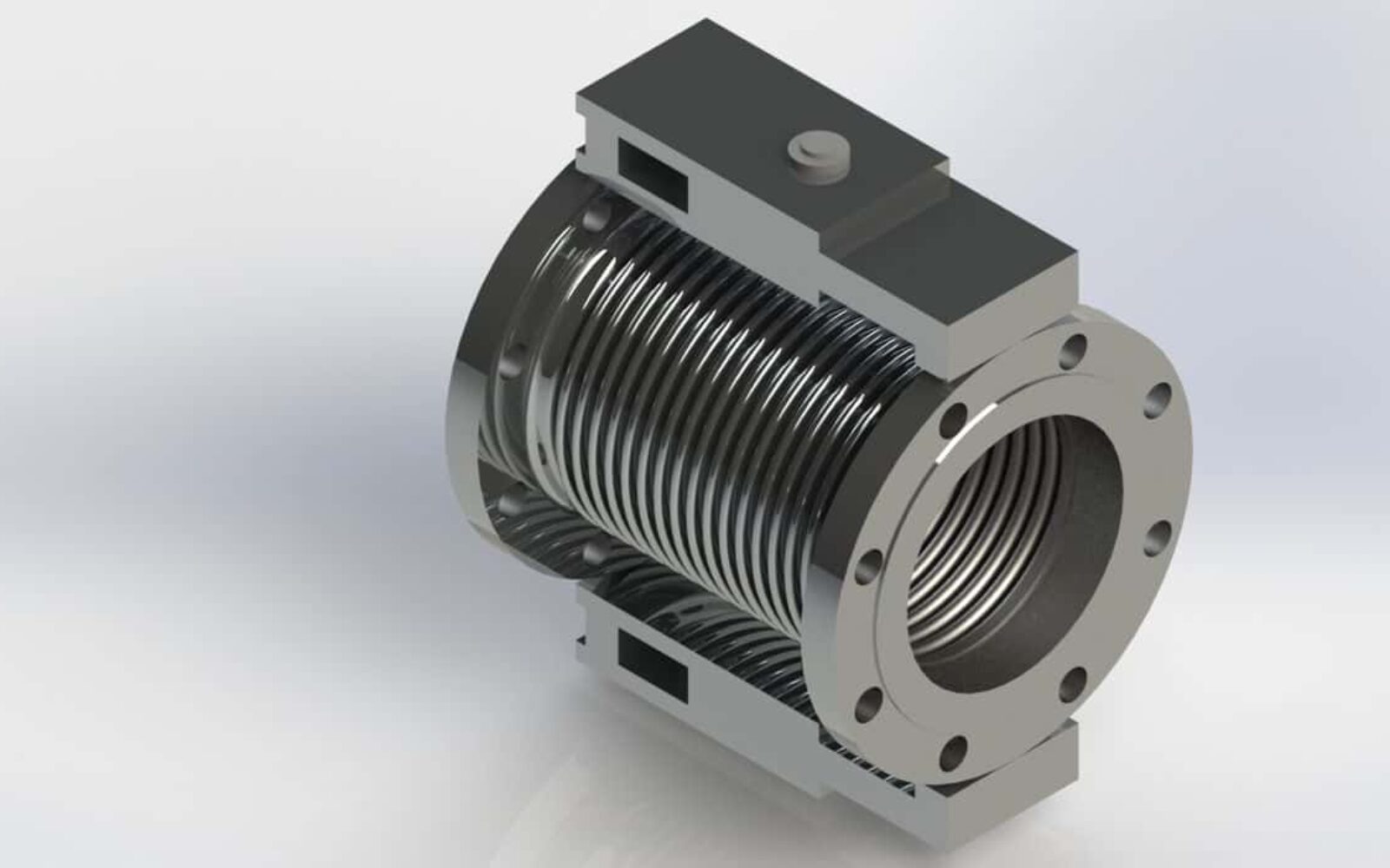 Special Bellows End Forming With Economical Short Run Tooling