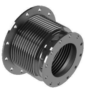 12" L/L Multi-Ply Bellows - Size 5” - Outlet 6”