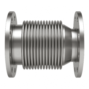 Single Unrestrained Exhaust Expansion Joint Fixed Flange OE And Reducing Cone+ Flange OE