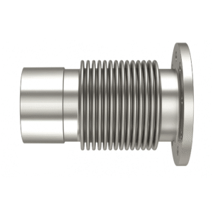Single Unrestrained Exhaust Expansion Joint Fixed Flange OE X Female NPT