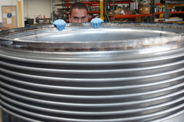 Multi-ply bellows with stainless steel 150# flanges AIS domestic